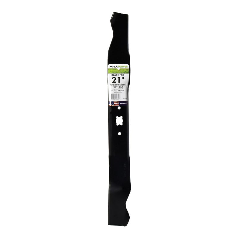Maxpower شفرة تقطيع ماكس باور 331528B لبعض آلات القطع 21 بوصة MTD/Cub Cadet/Troy-Bilt تحل محل 742-0741، 942-0741، CMXGZAM100067 - Image 1